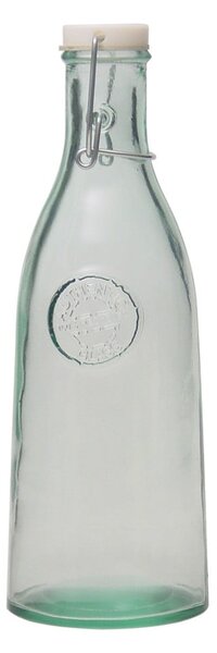 Láhev s uzávěrem z recyklovaného skla Ego Dekor Authentic, 1 l