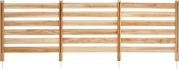 SucceBuy dřevěný plot 3 panely plot plot soukromí obrazovka 914x914mm