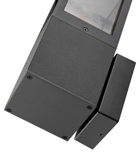 IMPR 731151 Deko-Light nástěnné přisazené svítidlo - Facado II hranaté tónované, 1x max 20 W, šedá - DEKOLIGHT