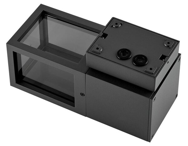 IMPR 731151 Deko-Light nástěnné přisazené svítidlo - Facado II hranaté tónované, 1x max 20 W, šedá - DEKOLIGHT