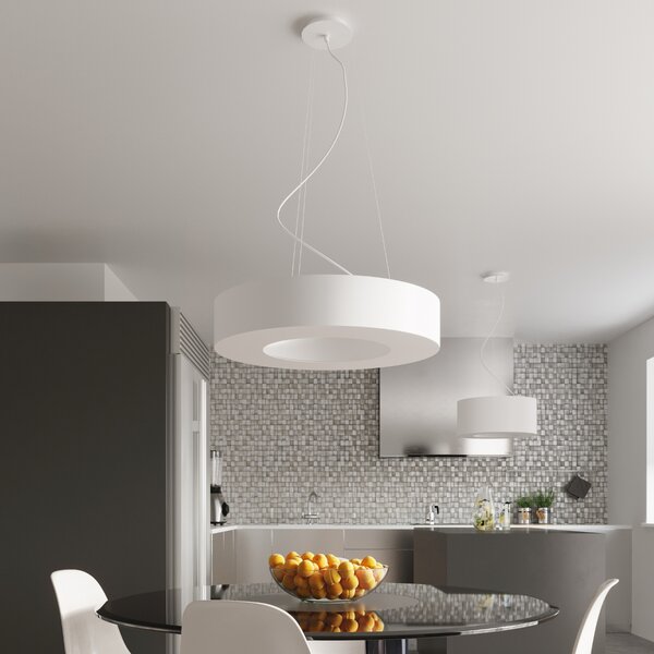Sollux Lighting Lustr SATURNO SLIM 70 bílý