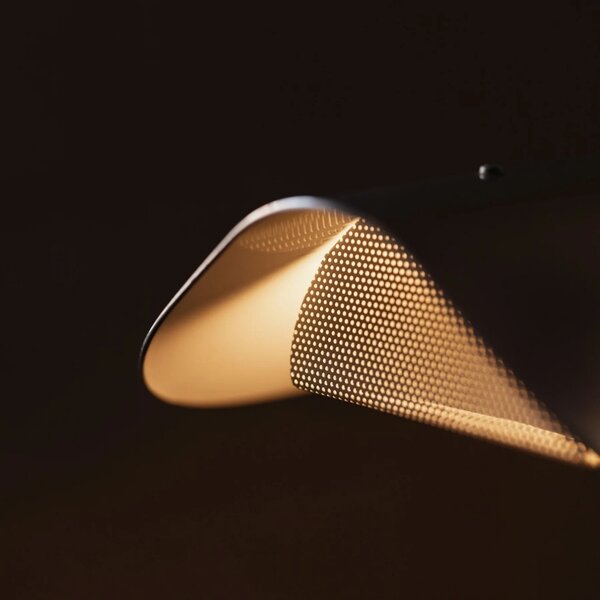 Audo CPH Stříbrná kovová stojací lampa AUDO WING 118 cm
