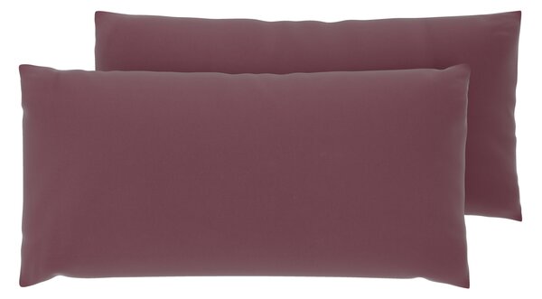 Livarno® Povlak na polštář ze saténového mikrovlákna, 2 kusy, 40 x 80 cm. (bordó) (100413427005)
