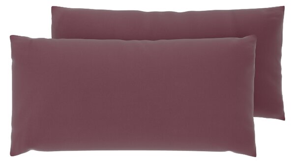 Livarno® Povlak na polštář ze saténového mikrovlákna, 2 kusy, 40 x 80 cm. (bordó) (100413427005)