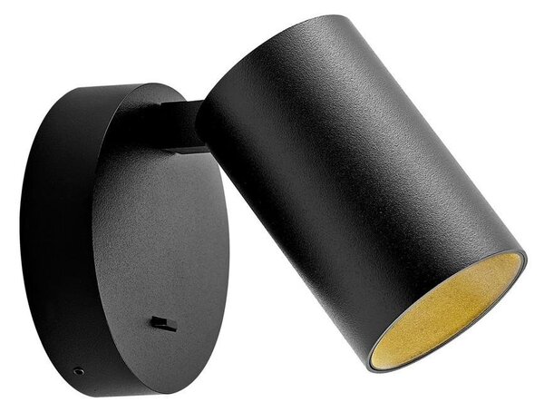 IMPR 341334 Deko-Light nástěnné přisazené svítidlo Can Tilt kulaté, 1x 7,5 W GU10, černá - DEKOLIGHT