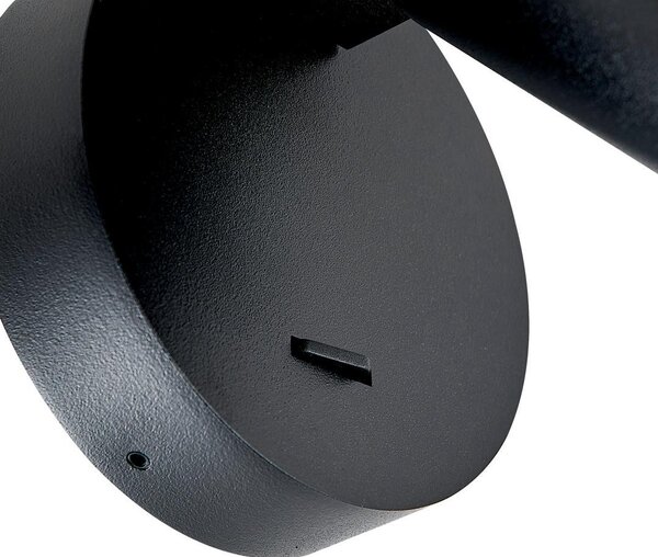 IMPR 341334 Deko-Light nástěnné přisazené svítidlo Can Tilt kulaté, 1x 7,5 W GU10, černá - DEKOLIGHT