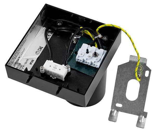 IMPR 341338 Deko-Light nástěnné přisazené svítidlo Can Tilt hranaté, 1x 7,5 W GU10, černá - DEKOLIGHT