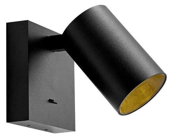 IMPR 341338 Deko-Light nástěnné přisazené svítidlo Can Tilt hranaté, 1x 7,5 W GU10, černá - DEKOLIGHT