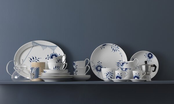Porcelánový hrnek s ouškem Blue Fluted Mega 380 ml – set 2 ks