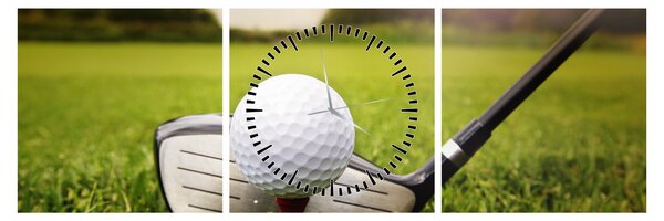 Obraz - Golf (s hodinami) (90x30 cm)