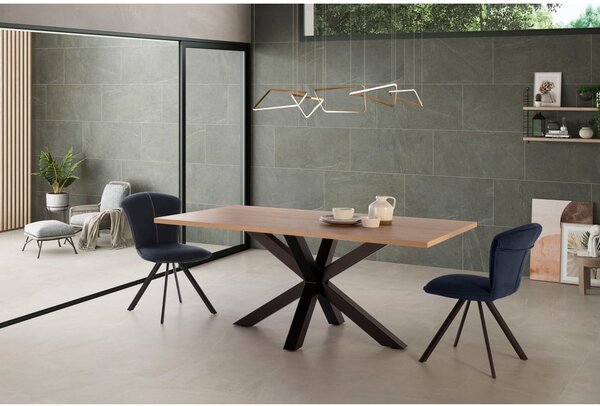 Jídelní stůl s deskou v dubovém dekoru 100x180 cm Comba – Marckeric