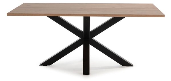 Jídelní stůl s deskou v dubovém dekoru 100x180 cm Comba – Marckeric