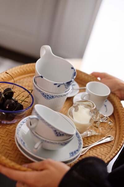 Porcelánový hrnek Blue Fluted Mega 330 ml