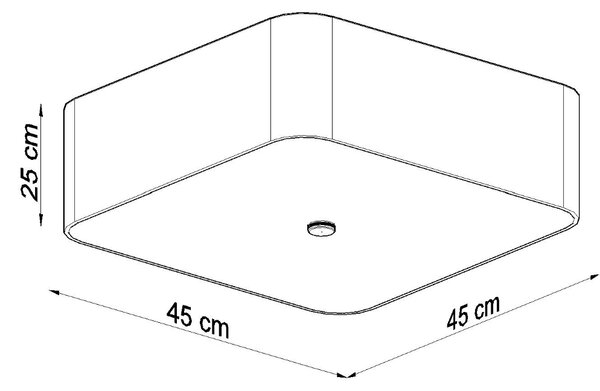 Sollux Lighting Stropní svítidlo LOKKO 45 bílé