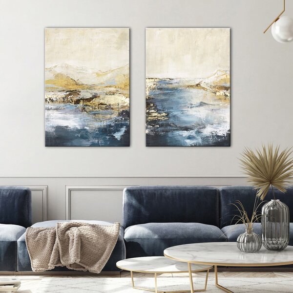Obraz s ručně malovanými prvky na plátně 60x80 cm Astonish – Malerifabrikken