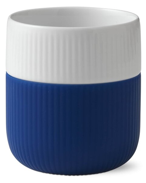 Porcelánový hrnek Fluted Contrast Mega Blue 350 ml