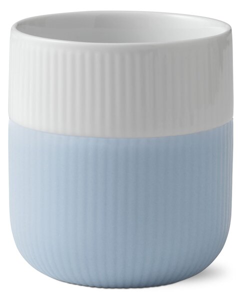 Porcelánový hrnek Fluted Contrast Dove Blue 350 ml