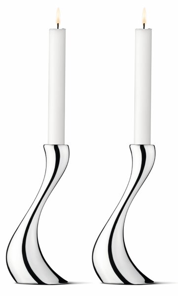 Svícen Cobra Mirror 20 cm – set 2 ks