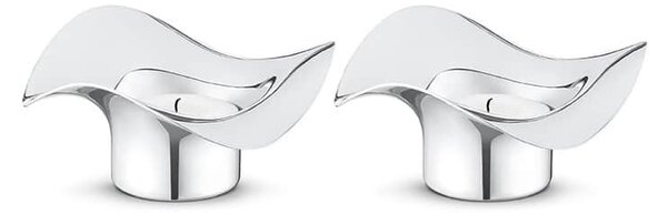 Svícen na čajovou svíčku Cobra Mirror – set 2 ks