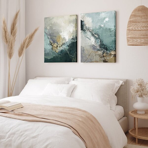 Obraz s ručně malovanými prvky na plátně 60x80 cm Uphill – Malerifabrikken