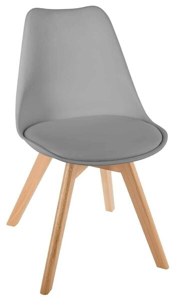 Židle s dřevěnýma nohama, krásná židle v minimalistickém stylu