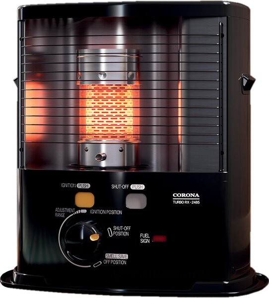 Tecno Air System RX 2485, Podlaha, Černá, Otočné, 2400 W, 90 m³, 452 mm