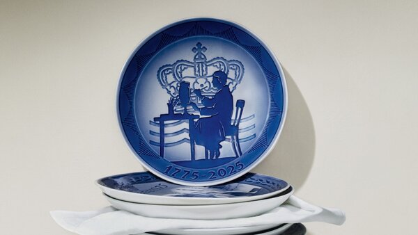 Porcelánový talíř Blue Collectibles Anniversary Ø 18 cm