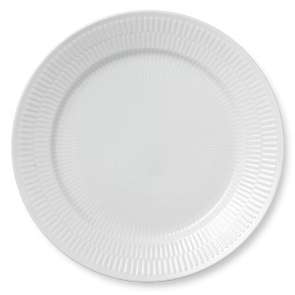 Porcelánový talíř White Fluted 27 cm