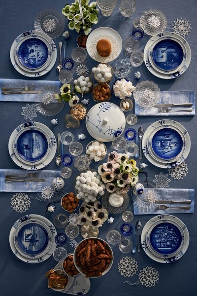 Porcelánový talíř Blue Collectibles Anniversary Ø 18 cm