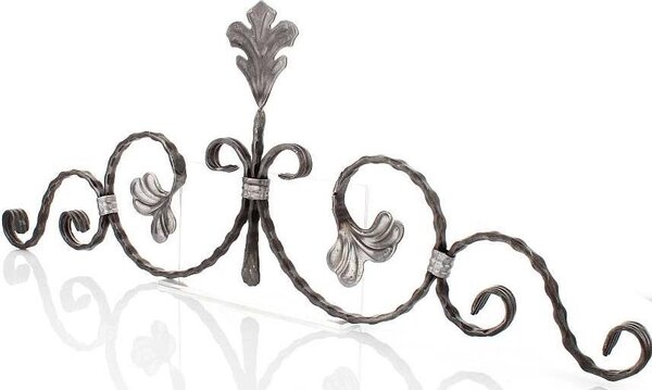 LogistSystem - Kované železo Ornament Kované železo 230x740mm - např. jako prvek pro okenní mříže - zábradlí - plot - bránu - rozety - mříže 13.068