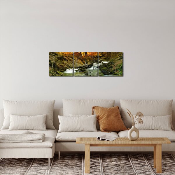 Obraz - Les (s hodinami) (90x30 cm)