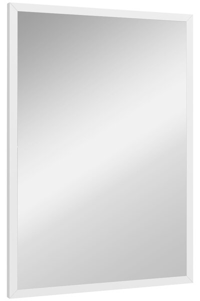 HOMCOM Obdélníkové Zrcadlo 50x70 cm - Koupelnové Zrcadlo, Dekorativní Zrcadlo na Stěnu pro Obývací Pokoj, Vstup nebo Chodbu, Horizontální nebo Vertiká