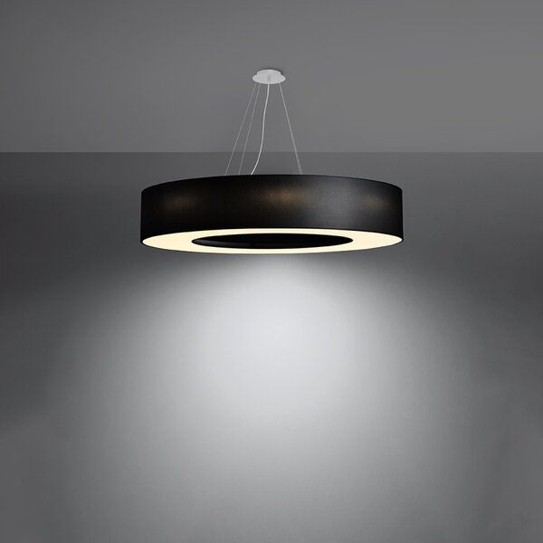 Sollux Lighting Lustr SATURNO 90 černý