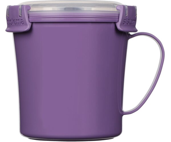 Sistema Hrnek na polévku Microwave Soup mug 656 ml, fialová