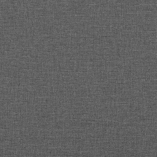 Postel s boxspringem s čelo Tmavě šedá 90 x 200 cm textil 3341813