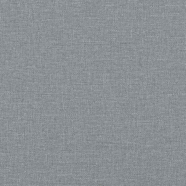 Postel s boxspringem s čelo Světle šedá 140 x 200 cm textil 3341896