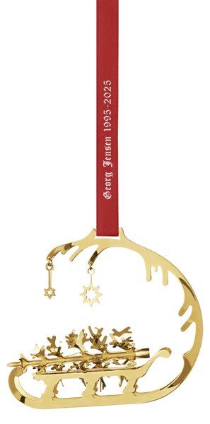Pozlacená vánoční ozdoba Sleigh – speciální edice