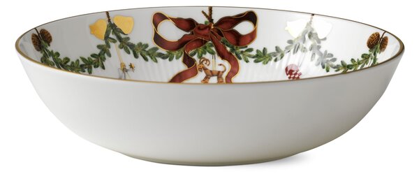 Vánoční porcelánová mísa Star Fluted Christmas 24 cm