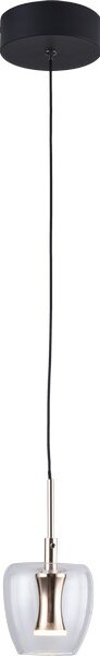 LED závěsné svítidlo 350 lm 3000K černě zlaté Zuma Line NELSON MD2291-1A-3BGN