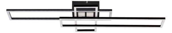 LED stropní svítidlo 2300 lm 3000-6000K černé s dálkovým ovladačem Zuma Line LUMENZ MS243-BK