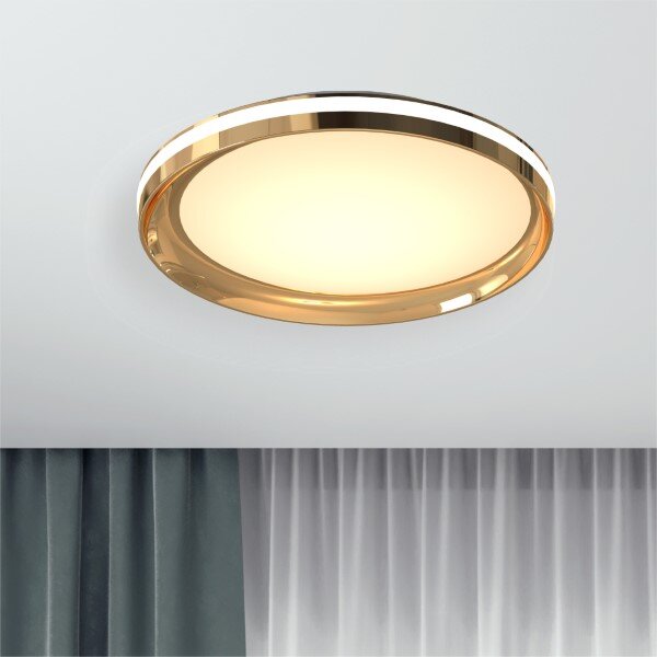 LED stropní svítidlo 45 cm 2800 lm 3000K zlaté 3-krokové stmívání Zuma Line APART MX4168-1-3WGT