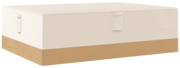 Ochranný potah na zahradní nábytek Outsunny 275x208x78 Oxford 600D Voděodolný potah na pohovku a stůl s 4 větracími otvory, 5 úchyty a béžovým stahova