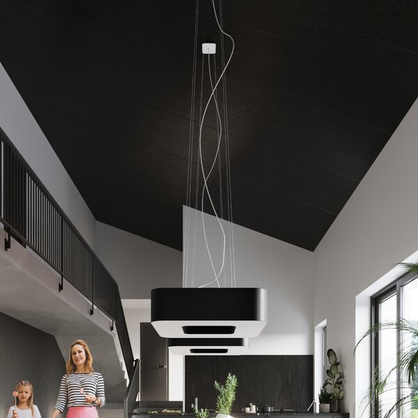 Sollux Lighting Lustr URANO 80 černý