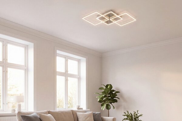 STROPNÍ LED SVÍTIDLO, 100/49,5/5,8 cm Novel - Stropní svítidla