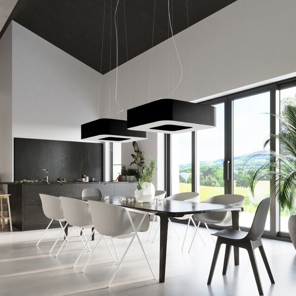 Sollux Lighting Lustr URANO 80 černý