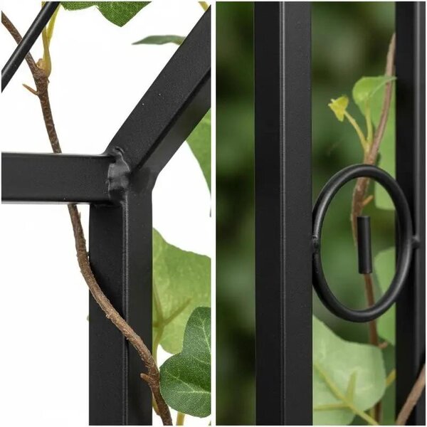 Střešní pergola do zahrady s bočními příčnými trámy