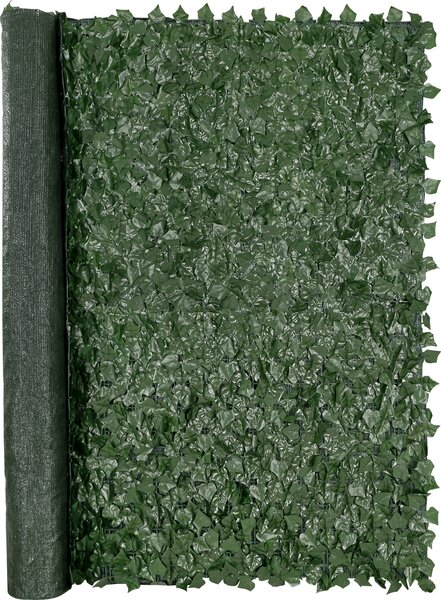 SucceBuy břečťanový plot, 1830 x 2440 mm umělá zelená stěna. S podkladovým pletivem a vyztuženým spojem. Umělý živý plot s listy vinné révy pro venkovní zahrady a dvory
