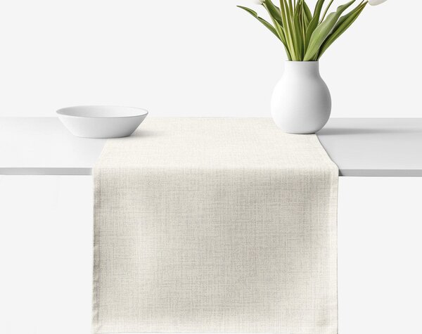 Goldea běhoun na stůl 100% bavlněné plátno - přírodní režný 20x120 cm