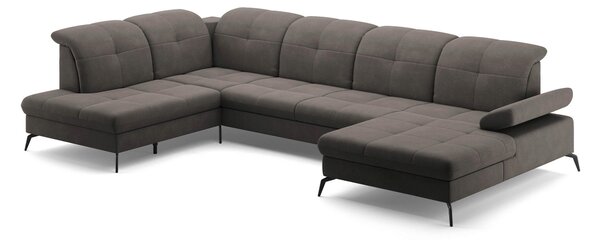 SEDACÍ SOUPRAVA, textil, barvy grafitu Sit & More - Sedací soupravy, Online Only