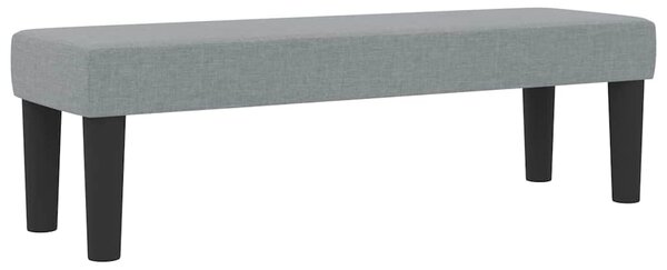Postel s boxspringem s čelo Světle šedá 120 x 190 cm textil 3344051